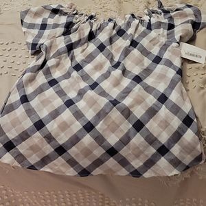 Off shoulder plain top